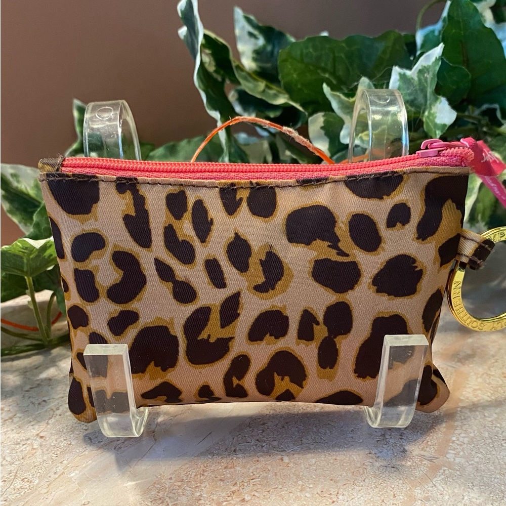 Simply Southern Leopard Print and Pink Key ID Holder - Picture 3 of 8